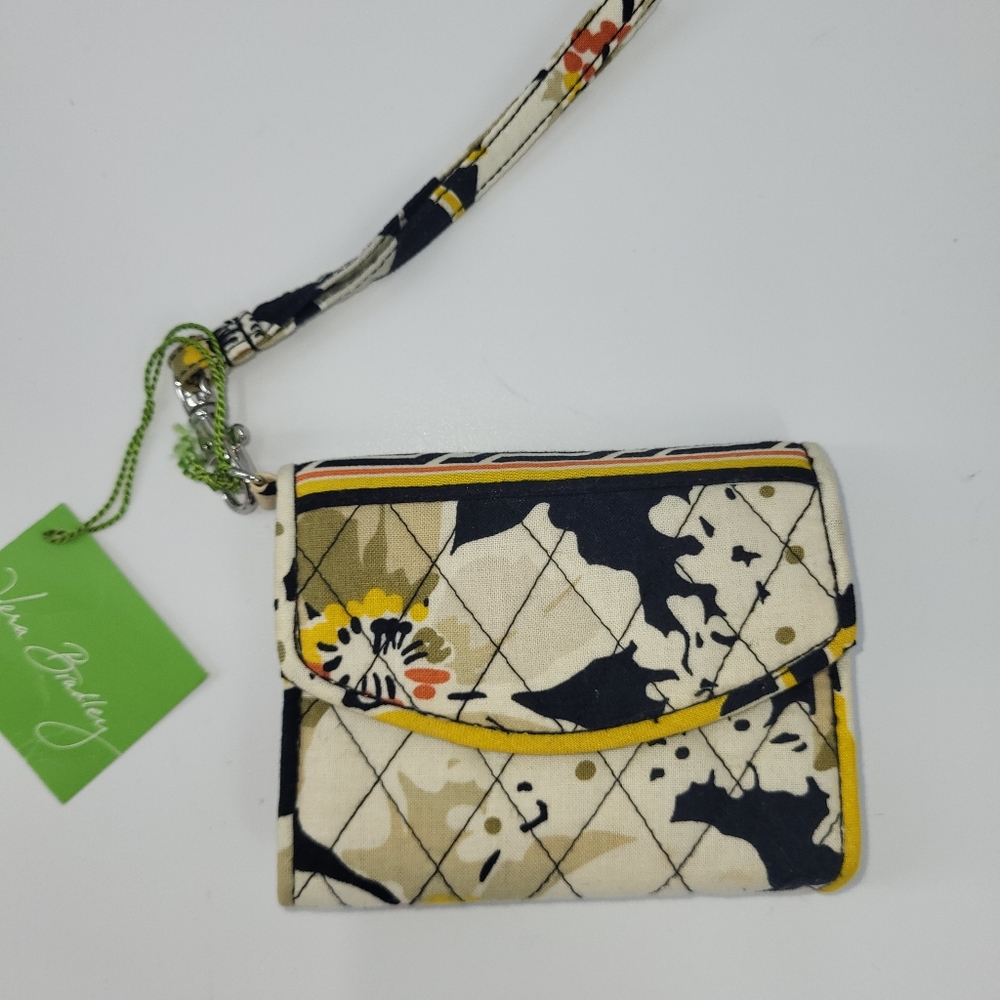 Vera Bradley Super Smart Wristlet in Dogwood Pattern